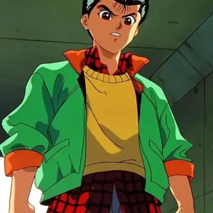 Yusuke Urameshi Yuyu Hakusho Bomber Green Jacket