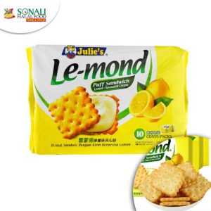 Biscuits/ Puff Sandwich Lemon Flavored Cream