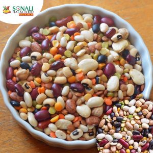 Mixed Beans, Red Kidney, Rajma, White Lobia, Black Eye, Soya Bean