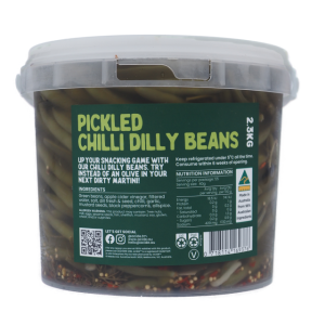 Acide Pickled Chilli Dilly Beans – 2.3kg