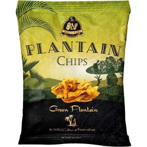 Olu Olu Natural Green Plantain Chips 60g (Box of 24) – Crispy Snack | Buy Online UK