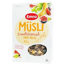 Oats, Musli, Traditional Fruit Pieces