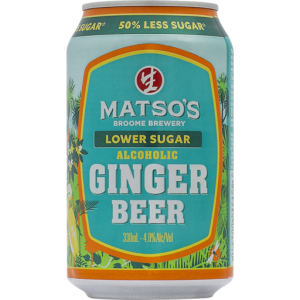 Matsos Ginger Beer Lo-Sugar Can